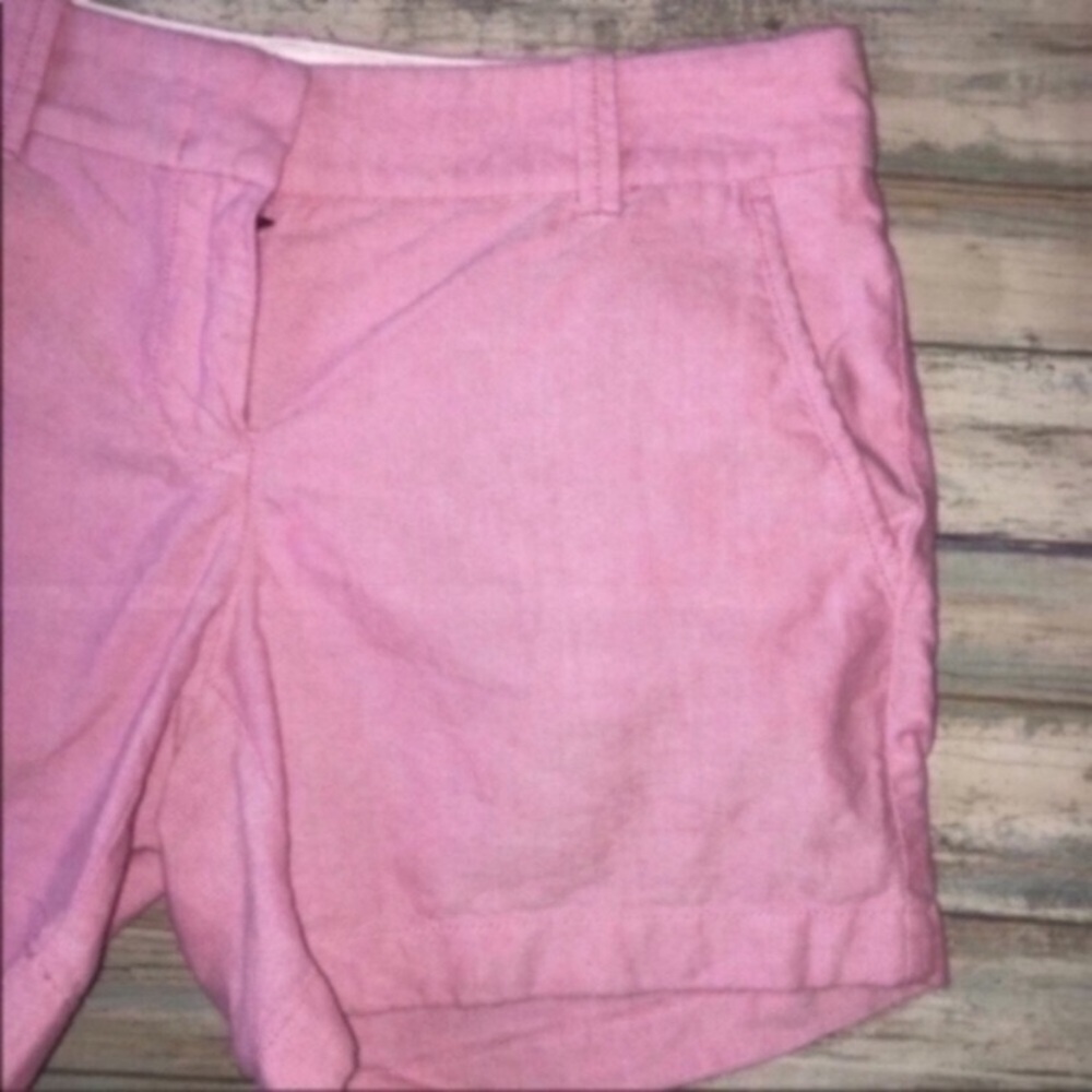 J. Crew Pink Chino Shorts - Picture 2 of 4